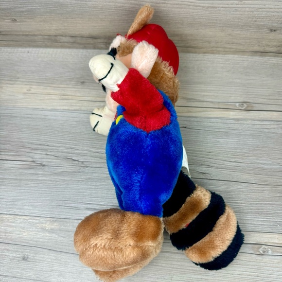 1990 ACME Super Mario Bros 3 Plush Tanooki Suit Stuffed Toy RARE - Picture 4 of 11